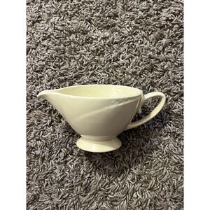 Vintage Homer Laughlin Serenade Yellow Creamer Bowl Mid Century 1940s‎ VGC!